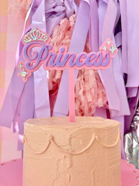 SPARKLE PRINCESS - Cake Topper