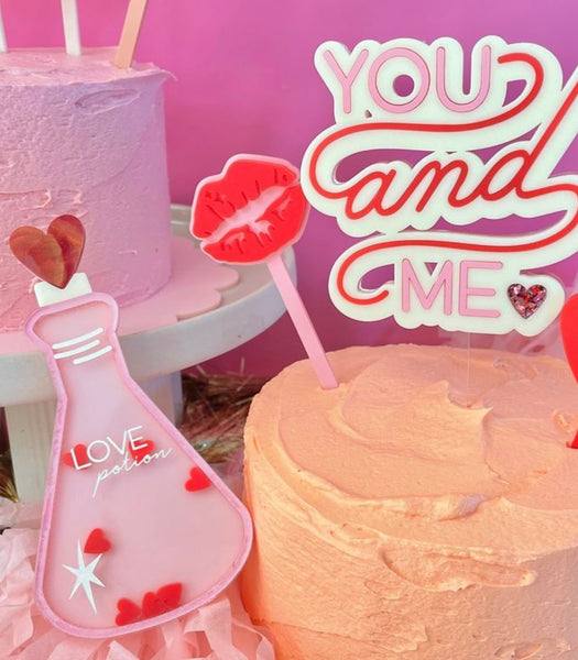 LOVE POTION SHAKER - Cake Topper
