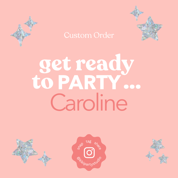 Custom Order for Caroline