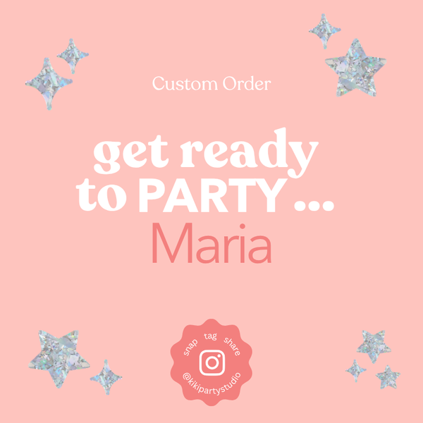 Custom Order for Maria