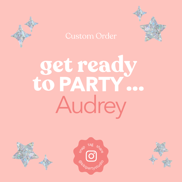 Custom Order for Audrey