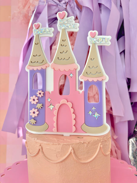 PRETTY PRINCESS CASTLE - Cake Topper