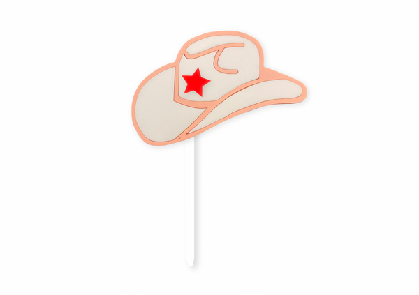 WESTERN HAT - Cake Topper or Charm