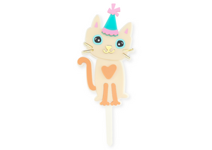 CUTE PARTY KITTY - Cake Topper
