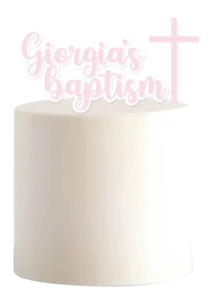 CUSTOM | GEORGIA'S BAPTISM