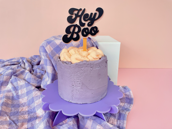 HEY BOO - Cake Topper