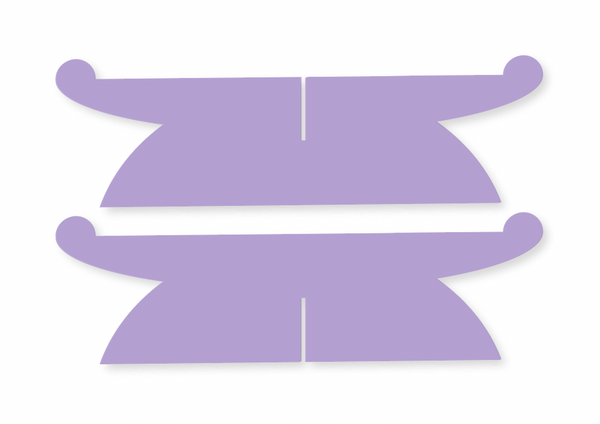 LILAC ACRYLIC PLATE STAND