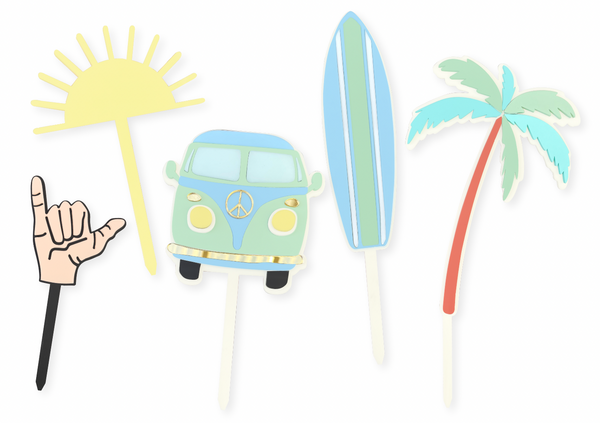 SURFS UP - Cake Toppers (sold individually)