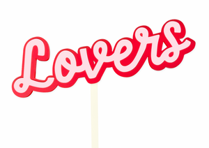 LOVERS - Cake Topper