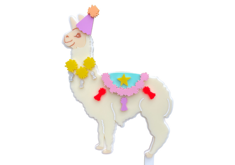 PARTY LLAMA- Cake Topper