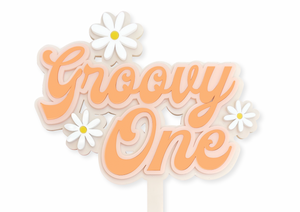 GROOVY ONE - Cake Topper