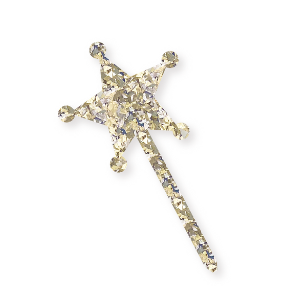 CHUNKY GOLD SHERIFF STAR - Cake Topper