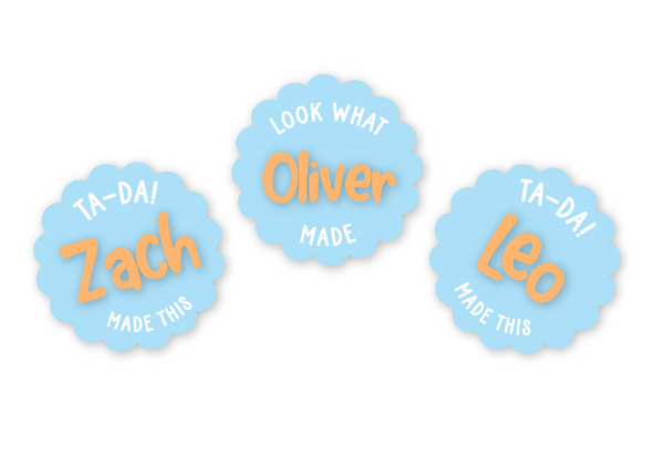SCALLOP KIDS ARTWORK MAGNET - Sorbet