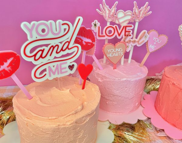 YOU + ME - Cake Topper