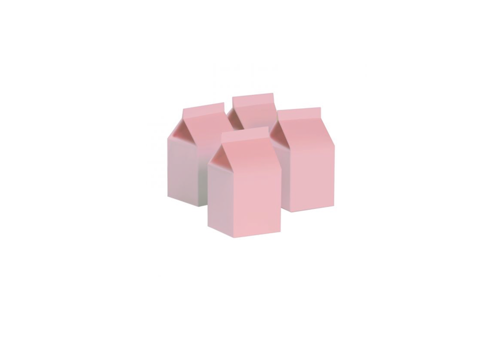 PINK MILK BOX (10 Pack)