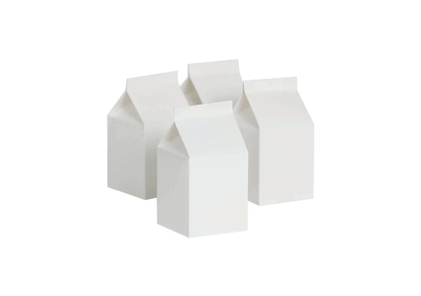 WHITE MILK BOX (10 Pack)