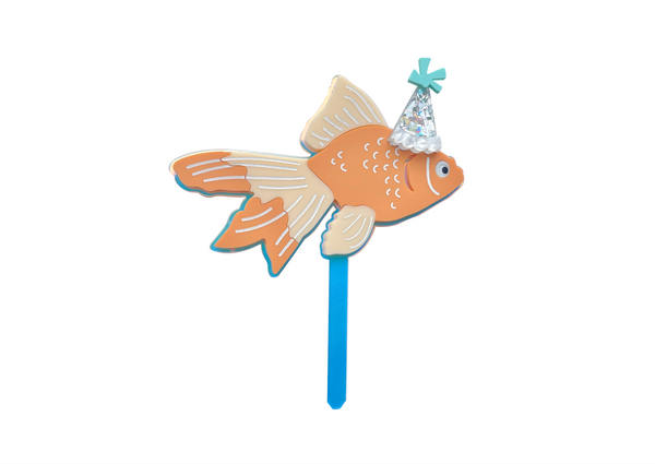 PARTY FISH- Cake Topper