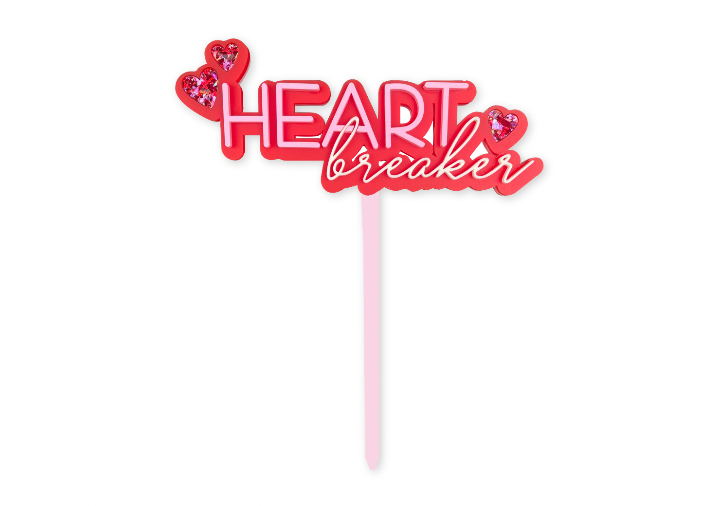 HEART BREAKER - Cake Topper Set