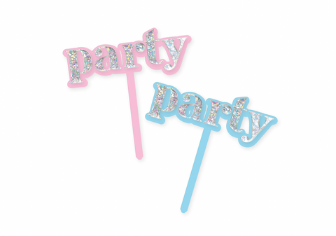 PASTEL PARTY TOPPER - Cake Topper