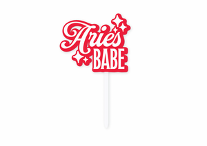 ARIES BABE - Cake Topper