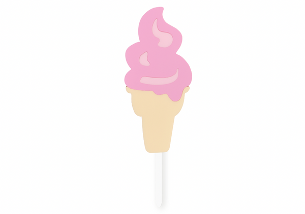 SCREAM FOR ICE-CREAM  - Cake Toppers (sold individually)